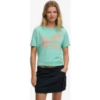 Superdry Print-Shirt ROADSIDE TRADE RELAXED TEE aus Baumwolle in Single Jersey, Relaxed Fit, Kurzarm
