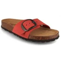 Tuffeln Damen Pantoletten Sandalen Fehmarn für schmale Füße Hausschuh mit gepolstertem Tieffussbett