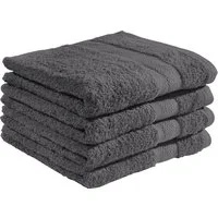 REDBEST Duschtuch Duschtuch "Chicago" 4er-Pack, Frottier, Walk-Frottier Uni