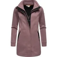 Ragwear Sweatjacke Letrice Bonded Elegante Zip-Jacke mit hohem Kragen in Feinstrickoptik