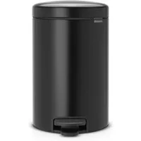 Brabantia Mülleimer NewIcon Treteimer, 12L, sanft schließender Deckel, mit leichter Pedalbedienung