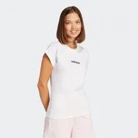 adidas Sportswear T-Shirt W LIN SJ T sportlicher Stil, Kurzarm, ohne Verschluss, aus Baumwolle