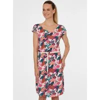 Ragwear Minikleid LILITHE PRINT aus Baumwollmischung, normale Passform, Kurzarm