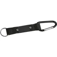 Macma Schlüsselanhänger Schlüsselanhänger mit Karabiner / Farbe: schwarz