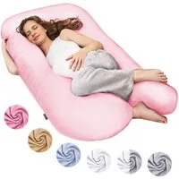 Smoothy Stillkissen SMOOTHY Vollkörper Schwangerschaftskissen – U-förmiges Stillkissen, Baby-Kissen & Stillkissen in U-Form