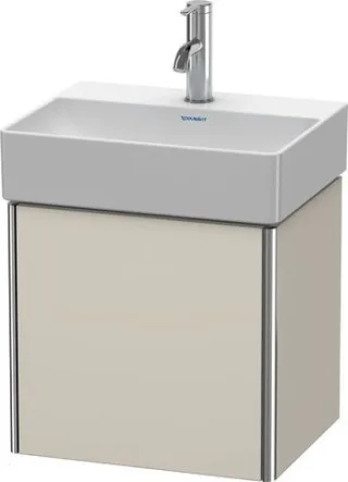Duravit XSquare Waschtischunterbau wandhängend Taupe Supermatt 434x340x397 mm - XS4060L8383 XS4060L8383