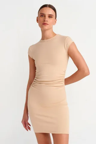 Damen Bodycon Mini Kleid