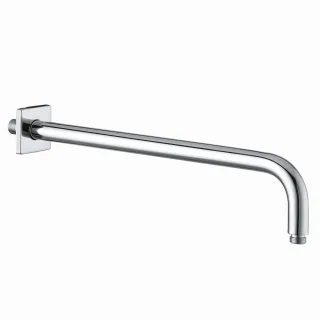 Kludi Wand-Brausearm 400 mm A-qa eckige Wandrosette chrom 6653405-00