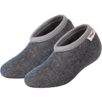 TippTexx 24 Funktionssocken 1 Paar Stiefelsocken Grau mit Wolle Gummistiefelsocken Herren Damen (1 Paar)