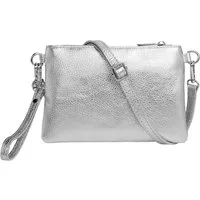 Caspar Clutch Kleine Leder Clutch Damen Abendtasche - CLASSIC LINE - Modell No.852, leicht, elegant & unempfindlich - 100% Echtleder - Handmade in Italy
