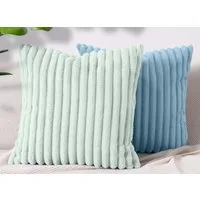 Amilian Dekokissen Sofakissen Couchkissen 2er Set Zierkissen mit Kissenfüllung, (2 Stück), 40x40 cm, Dekokissen mit Füllung und Bezug, Wohnkissen