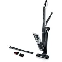 BOSCH Akku-Hand-und Stielstaubsauger Flexxo Gen2 Serie 4 BBH3P2801, 28 V, Düse mit LED-Licht, freistehend, beutellos, integriertes Zubehör, alle Bodenarten, bis 55 min Laufzeit, schwarz