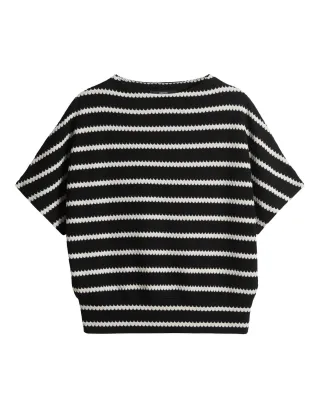 someday - Sweat - Usalina schwarz/weiß - Gr. - 36