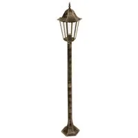 etc-shop LED Außen-Stehlampe, Leuchtmittel inklusive, Warmweiß, LED Kandelaber Stehleuchte Außenlampe Gartenlaterne antik Filament