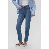 Vero Moda Mom-Jeans VMNICKIE HR MOM JEANS BLUE MIX NOOS Baumwollmischung, high waist, loose fit
