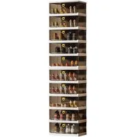 GarveeMore Schuhschrank Schuh Aufbewahrung Box Schuh Boxen klar Schuh Organizer