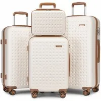 KONO Koffer Hartschalenkoffer Reisekoffer Trolleys 100% ABS Handgepäck Koffer