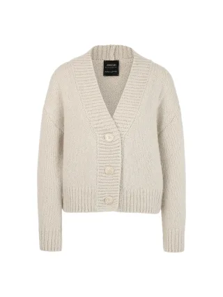 Marc Cain Collections - Cropped Cardigan Knitted in Germany vapor blue - Gr. - 40