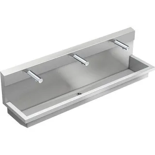 KWC Aquarotter Waschplatzeinheit, PLANOX, Edst., 1800x530x440 mm, 3xWandventil elektron., 3600004029 3600004029