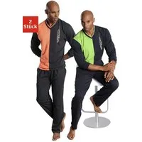 le jogger® Pyjama (Packung, 4 tlg., 2 Stück) in langer Form
