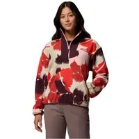 Columbia Fleecejacke Sequoia Grove Printed Half Zip Bequemer Fleecepullover mit halbem Reißverschluss, ideal für