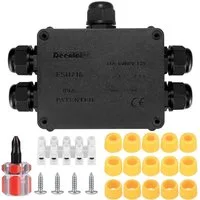 LuxusKollektion Verbindungsdosenklemme Abzweigdose IP68 Wasserdicht Klemmdose Kabelverbinder 4mm8mm 5 Wege