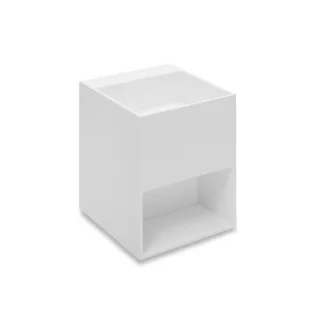 Cosmic Compact Waschbecken mit Ablagefach B: 40 T: 50 cm, Ohne Hahnloch, 739120630 739120630