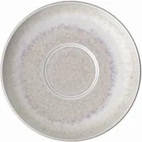like. by Villeroy & Boch Tasse Perlemor Sand Kaffeeuntertasse 16 cm, Premium Porzellan