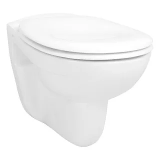 VitrA Normus Wand-Flachspül-WC 5091L003-1028 weiß, 52,5 cm Ausladung