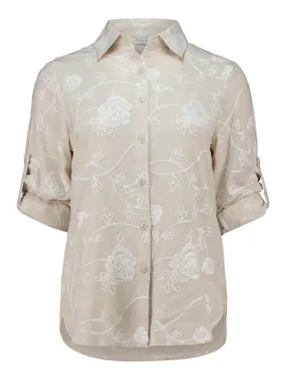 Zabaione - Blouse Ce44lina nature - Gr. - XL