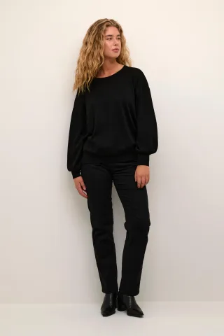 Strickpullover Loose fit black