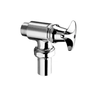Schell Schellomat WC-Spülventil 027030699 DN 20, mit Dreisterngriff, verchromt