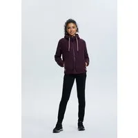 Icepeak Strickfleecejacke ICEPEAK AALET mit fester Kapuze, aus Polyester
