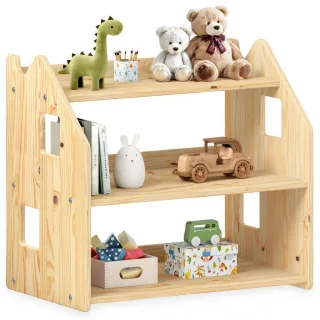 Idimex Kinderregal, Natur, Holz, Kiefer, Vintage, 65x60x40 cm, FSC Mix, Kinder- & Jugendzimmer, Kindermöbel, Kinderregale