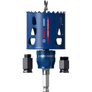 Bosch EXPERT Multi Material Power Change Plus-Lochsägen Kit, 51 x 60 mm, 3-teiliges Set - 2608901910