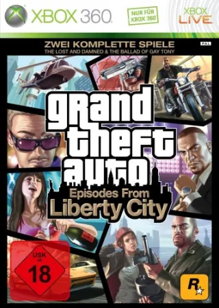 Grand Theft Auto: Episodes from Liberty City - Zwei komplette Spiele: "The Lost and Damned" + "The Ballad of Gay Tony" [für Xbox 360]
