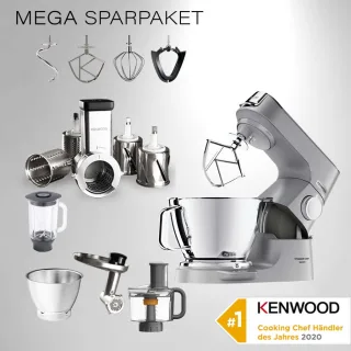 Kenwood Küchenmaschine Titanium Chef Baker Silber KVC85.594SI -...