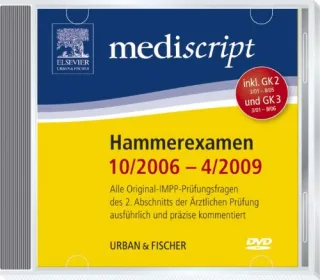 Mediscript 2. Abschnitt der Ärztlichen Prüfung DVD Hammerexamen 10/06-4/09 inkl. GK2 (3/01-8/05) und GK3 (3/01 - 8/06)
