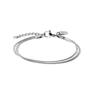 Purelei Armband Core Collection 23493-Bracelet-Two-Layers-Silv