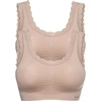 bonprix Bustier (Packung, 2-tlg) nahtlose Verarbeitung, elastisches Material, klassischer Stil