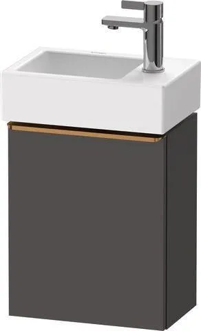 Duravit D-Neo Waschtischunterbau wandhängend Graphit Matt 364x222x440 mm - DE4218L04490000 DE4218L04490000