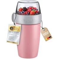 WESTMARK Lunchbox Müslibecher/Lunchpot, mit 2 auslaufsicheren Fächern: 200 ml + 500 ml, PP, ABS, SAN, TPE