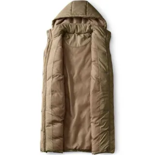 Lange Steppweste für Damen, Damen, size: regular, Beige, by Lands' End