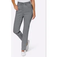 Sieh an! Bequeme Jeans Jeans erhöht