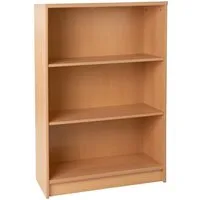 Regal Bücherregal OPTIMUS, B 72 cm, H 111 cm, 1-tlg., Buchedekor Braun, mit 2 höhenverstellbaren Einlegeböden