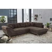 Jockenhöfer Gruppe Ecksofa Siena L-Form, B: 346 cm, mit Zierkissen, große Sitz- und Liegefläche