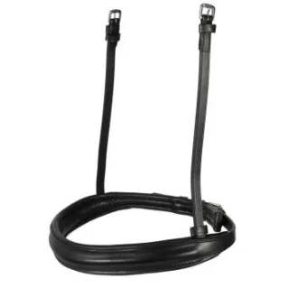 Hans Melzer Horse Equipment Hans Melzer Reithalfter englisch ohne Sperrriemen schwarz/silber WB (Warmblut)