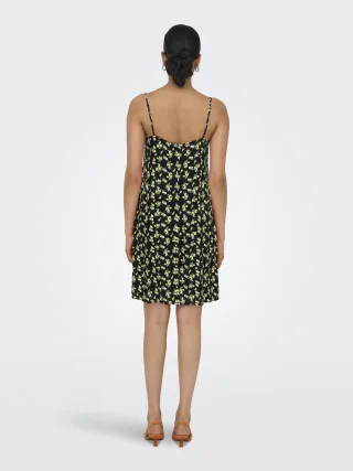 ONLY - ONLNOVA LIFE VIS JULES DRESS WVN Black - Gr. - XS