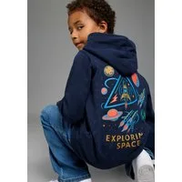 Scout Kapuzensweatshirt Hoodie mit großem Frontdruck - NEU von SCOUT mit Kapuze, mit Kängurutasche, für Jungen