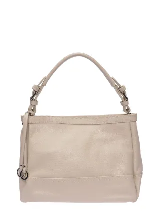 Roberta M Beige Rindsledertasche